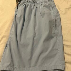 BUGATCHI Swim Trunks Mens Large Light Blue Mesh Lined Shorts Draw String